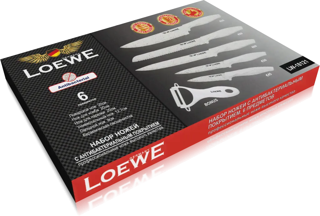 Набор ножей из 6 предметов Loewe LW-18121 (art.: 3920ba4fd3ecc)-1