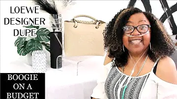 LUXURY ON A BUDGET DESIGNER DUPE UNBOXING | LOEWE ANAGRAM TOTE | FT TIDELOCKER*Free Style Wednesday