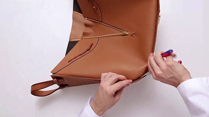 Making the LOEWE Hammock Laced bag