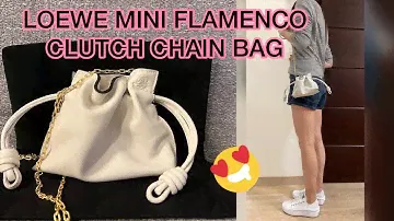 СУМКА-КЛАТЧ LOEWE MINI FLAMENCO: фото модов и то, что подойдет! ❤️