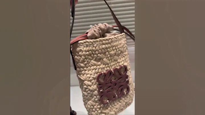 Loewe-style Paula's Ibiza Anagram Bucket Bag (UA)